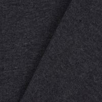 Baumwolljersey Jersey Recycling uni dunkelgrau meliert 1.5m Breite