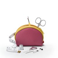 Prym Travel Box M Nähset pink gelb