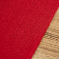 Leinentischläufer Tischläufer Erik 1-lagig 47x150cm rot