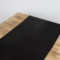 Leinentischläufer Tischläufer Erik 1-lagig 47x150cm schwarz