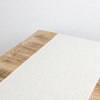 Leinentischläufer Tischläufer Erik 1-lagig 47x150cm off-white