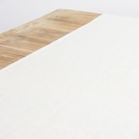 Leinentischläufer Tischläufer Erik 1-lagig 47x150cm off-white