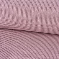 Bekleidungsstoff Strickstoff Grobstrick einfarbig rosa 1.47m Breite