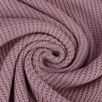Bekleidungsstoff Strickstoff Grobstrick einfarbig rosa 1.47m Breite