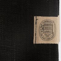 Leinenservietten Stoffservietten "Erik" 4Stück 44x44cm schwarz