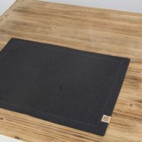 Leinen-Tischset Platzset Erik 1-lagig 37x50cm schiefer