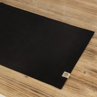 Leinen-Tischset Platzset Erik 1-lagig 37x50cm schwarz