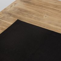 Leinen-Tischset Platzset Erik 1-lagig 37x50cm schwarz