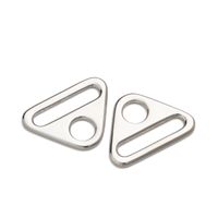Prym Triangel-Ringe mit Steg silberfarbig 25mm