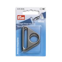 Prym Triangel-Ringe mit Steg gunmetal 40mm