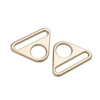 Prym Triangel-Ringe mit Steg new gold 40mm