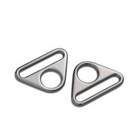Prym Triangel-Ringe mit Steg gunmetal 30mm