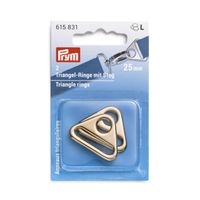 Prym Triangel-Ringe mit Steg new gold 25mm