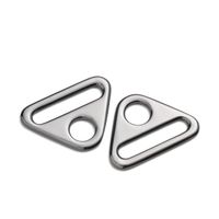 Prym Triangel-Ringe mit Steg gunmetal 25mm
