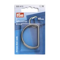 Prym Halbrundringe D-Ringe 40mm gunmetal 2 Stück