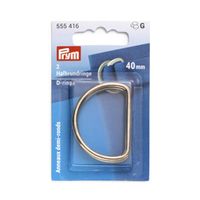 Prym Halbrundringe D-Ringe 40mm new gold 2 Stück