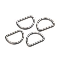 Prym Halbrundringe D-Ringe 25mm gunmetal 4 Stück