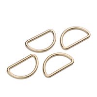 Prym Halbrundringe D-Ringe 30mm new gold 4 Stück