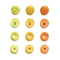 67984-Prym-Color-Snaps-Mini-Druckknoepfe-Kunststoff-9mm-36-Stueck-gelbtoene-13936020-F-a.jpg Prym Color Snaps Mini Druckknöpfe Annähoptik Kunststoff 9mm 36 Stück gelbtöne