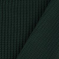 Bekleidungsstoff Strickstoff Grobstrick uni dunkelgrün 1.47m Breite