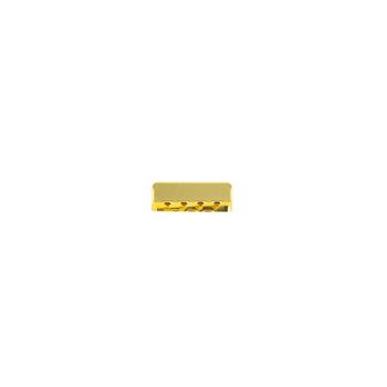 Endstücke für Gurtband Metall goldfarbig 25mm. 2Stk