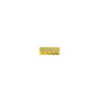 Endstücke für Gurtband Metall goldfarbig 25mm. 2Stk