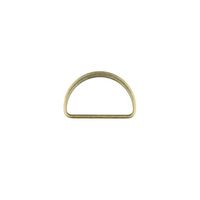 D-Ringe Metall Halbrund-Ring messingfarbig 40mm. 2Stk