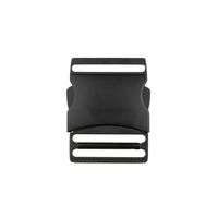 Metall-Steckverschluss Gurtverschluss Buckle Steckschnalle schwarz matt 40mm