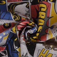 Dekostoff Comic bunt 1.40m Breite