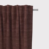 SCHÖNER LEBEN. Vorhang Velvet Marble Samt uni bordeaux rot 245cm