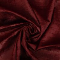 SCHÖNER LEBEN. Vorhang Velvet Marble Samt uni bordeaux rot 245cm