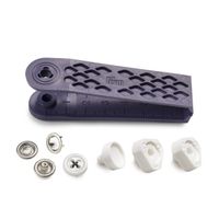 Prym Nähfrei Druckknopf Jersey Annähoptik schwarz 7 Stück 12mm