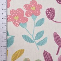 SCHÖNER LEBEN. Tischläufer Panama Betty Parma Violet Blumen lila