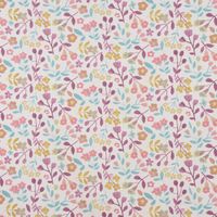 SCHÖNER LEBEN. Tischdecke Panama Betty Parma Violet Blumen lila