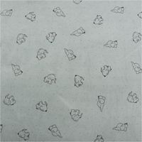 Bekleidungsstoff Nicky Elefanten Punkte mint schwarz 1.45m Breite