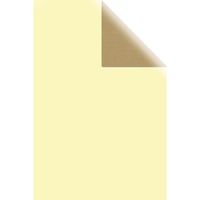 Rayher Geschenkpapier Rolle Kraftpapier einfarbig bananengelb 70x200cm