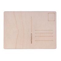 Rayher Postkarte aus Holz 2 Stück 14.8x10.5x0.3cm