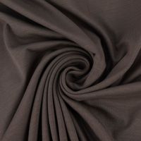 Bambusjersey Jersey extraweich einfarbig taupe schlamm 1.50m Breite