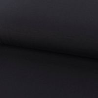 Bambusjersey Jersey extraweich einfarbig schwarz 1.50m Breite