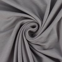 Bambusjersey Jersey extraweich einfarbig hellgrau 1.50m Breite