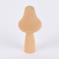 Creativ Company Deko Pilz aus Holz naturbelassen 5x10.5cm