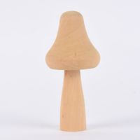 Creativ Company Deko Pilz aus Holz naturbelassen 5x10.5cm