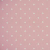 SCHÖNER LEBEN. Vorhang Full Stop Punkte candy rosa weiß 245cm oder Wunschlänge