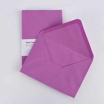 Rico Design Kuvert Basic B6 einfarbig 10 Stück 12.5x17.6cm verschiedene Farben