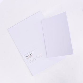Rico Design Klappkarte Basic B6 einfarbig 10 Stück 16.8x23.8cm verschiedene Farben