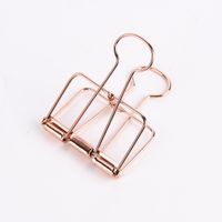 Rico Design Wire Clips kupferfarben 51mm