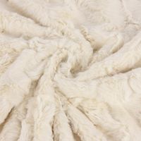 Fellimitat Kunstfell Wellen ecru creme 1.5m Breite
