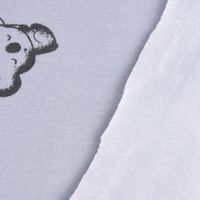 Baumwolljersey Jersey Koala Eukalyptus hellgrau dunkelgrau 1.5m Breite