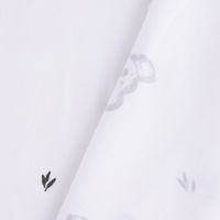 Baumwolljersey Jersey Koala Eukalyptus weiß dunkelgrau 1.5m Breite