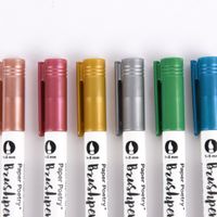 Rico Design Metallic Brushpen 1-5mm verschiedene Farben